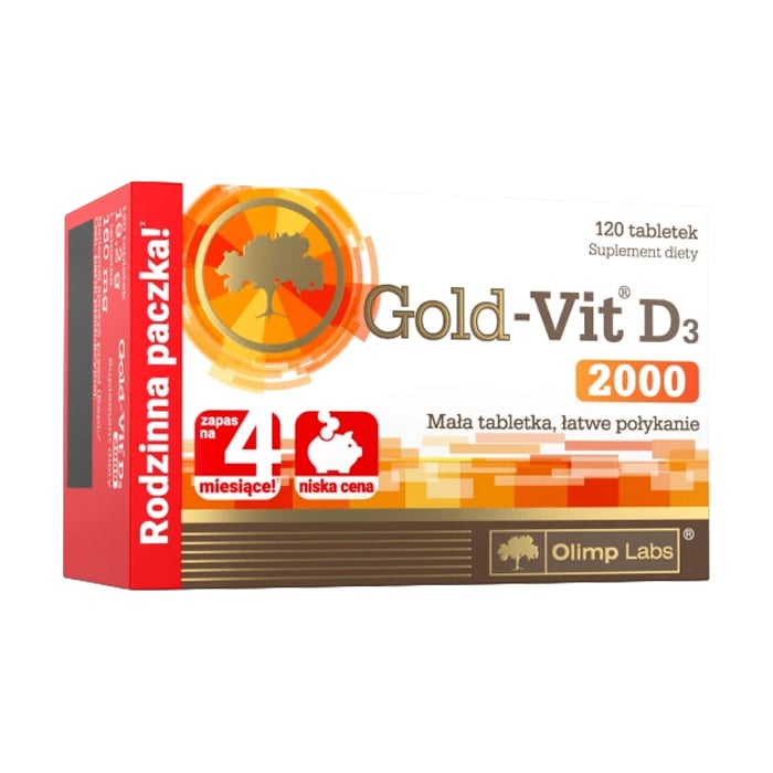 Вітамін Д3 Olimp Sport Nutrition Gold-Vit D3 2000, 120 таблеток