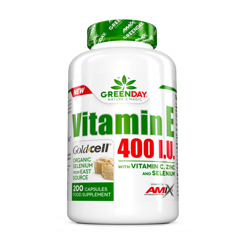 Вітамін E Amix Nutrition GreenDay Vitamin E 400 МО, 200 капсул